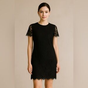 Bear Dance Black Lace Mini Dress | Size M
B014